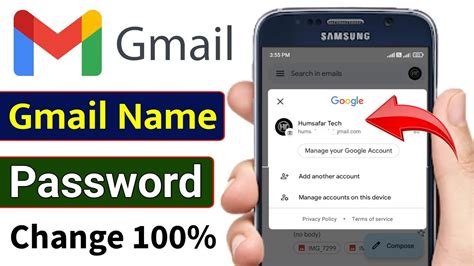change main email address in gmail